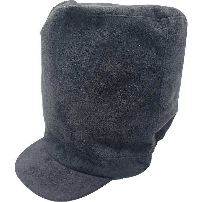 Faux Suede Peaked Long Rasta Hat