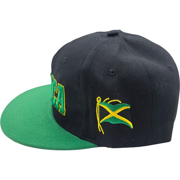 Jamaica Embroidered Snapback Cap