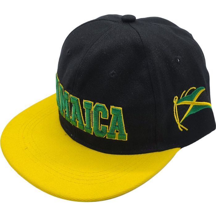 Jamaica Embroidered Snapback Cap