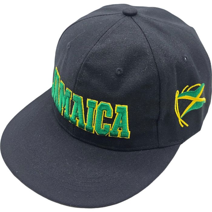 Jamaica Embroidered Snapback Cap