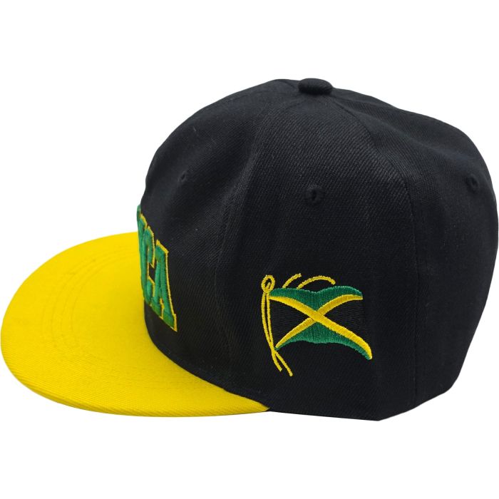 Jamaica Embroidered Snapback Cap
