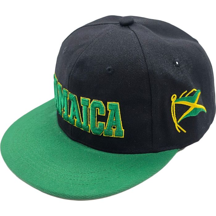 Jamaica Embroidered Snapback Cap