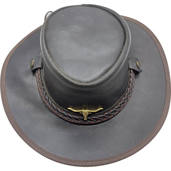 Genuine Leather Cowboy Hat