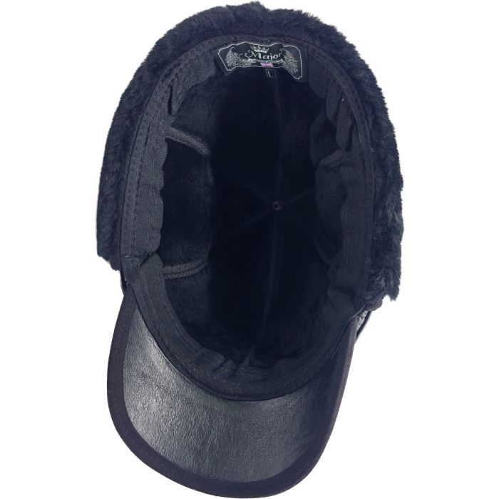 Genuine Leather Trapper Hat