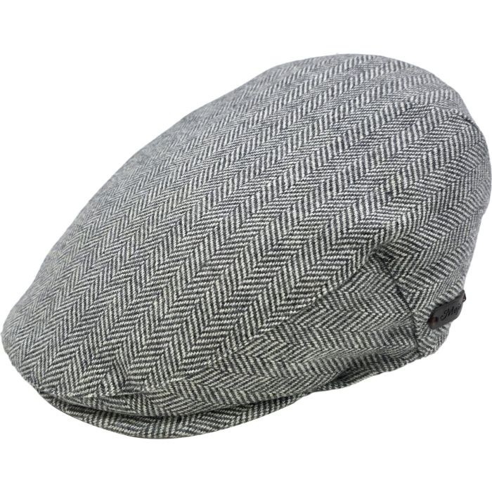 Herringbone Tweed Flat Cap