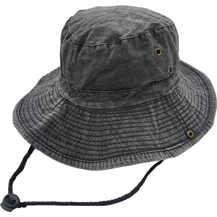 Denim Boonie Bucket Sun Hat - Packable