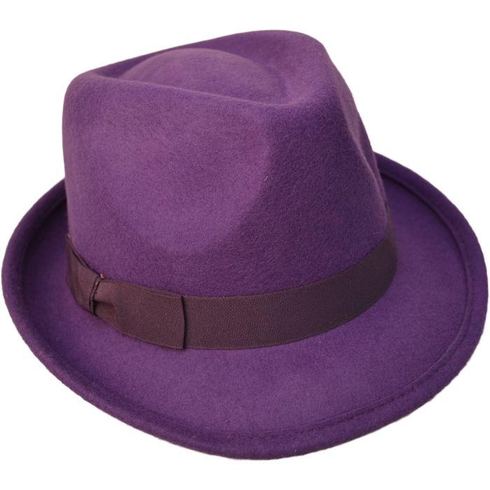Wool Felt Trilby Hat