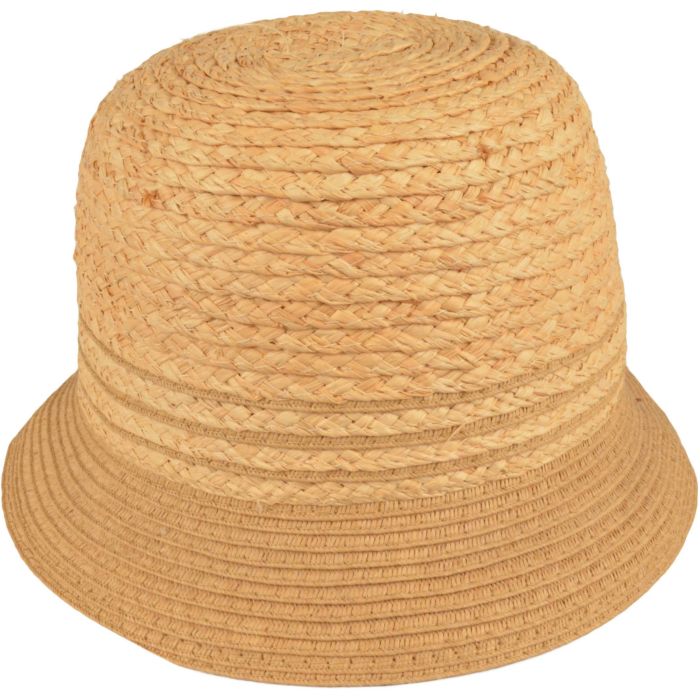 Womens Coloured Brim Summer Straw Hat