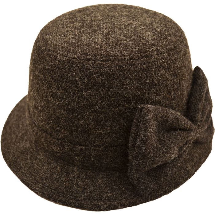 Womens Wool Vintage Cloche Hat