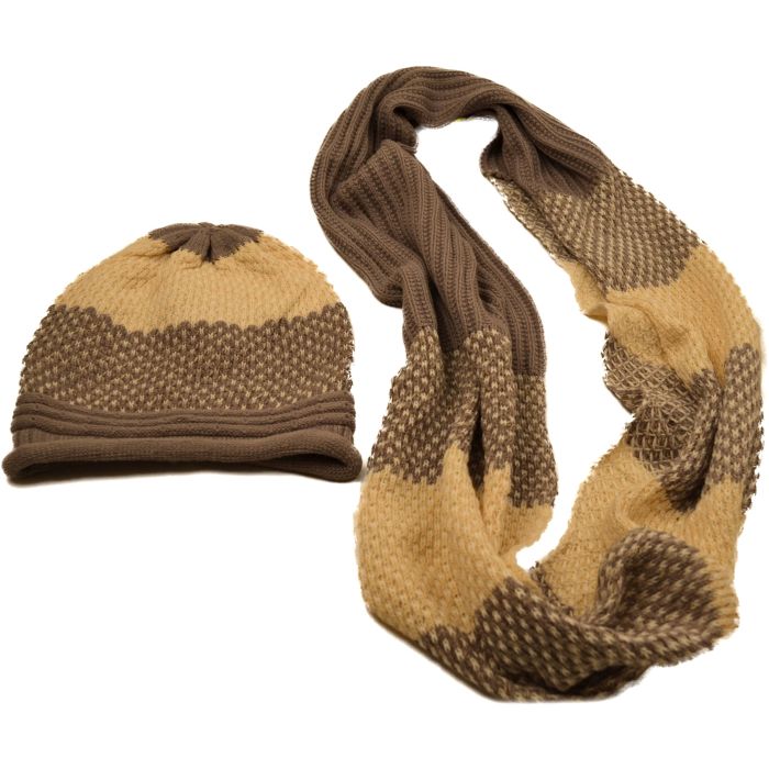 Thick Beanie & Looped Scarf