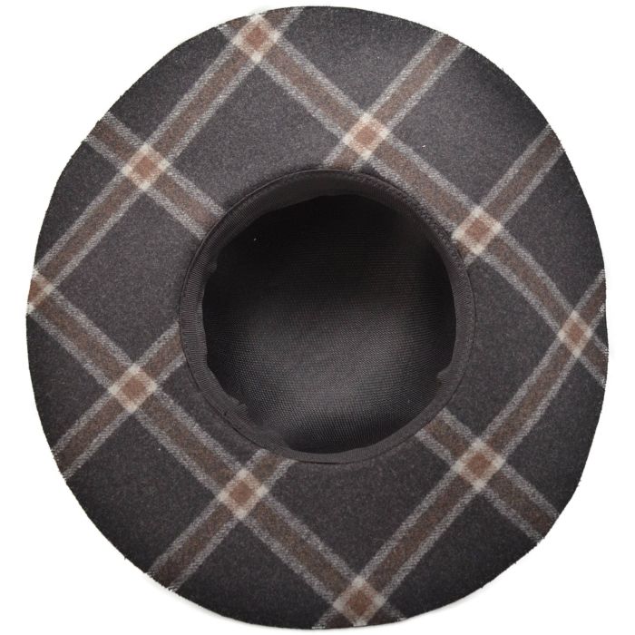 Womens Wide Brim Cloche Hat