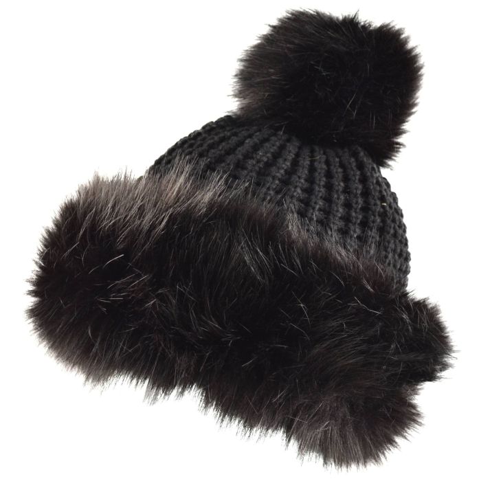 Faux Fur Beanie Hat