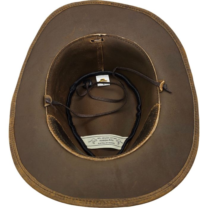 Genuine Crushable Leather Cowboy Hat