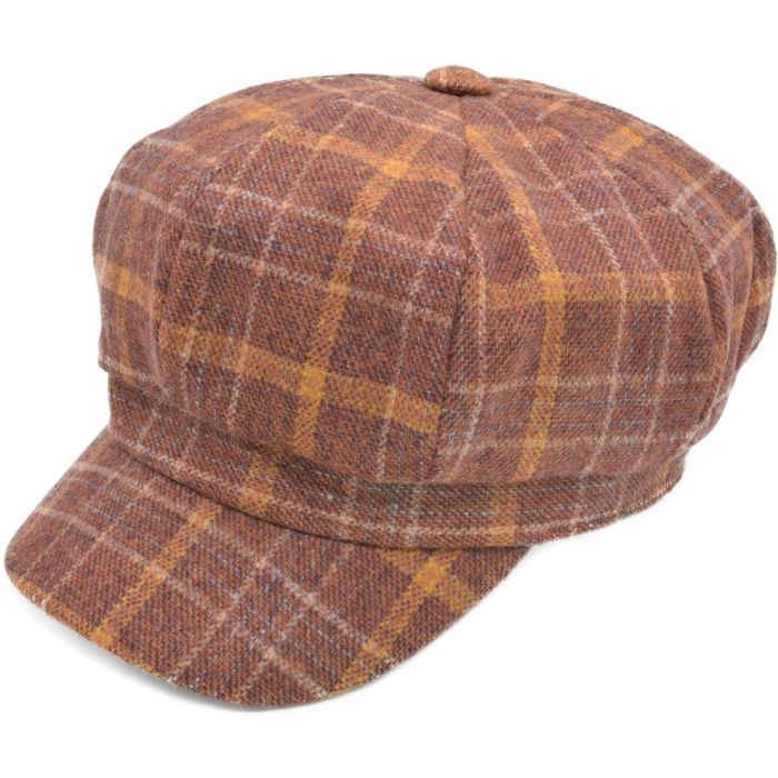 Woolly Newsboy Cap