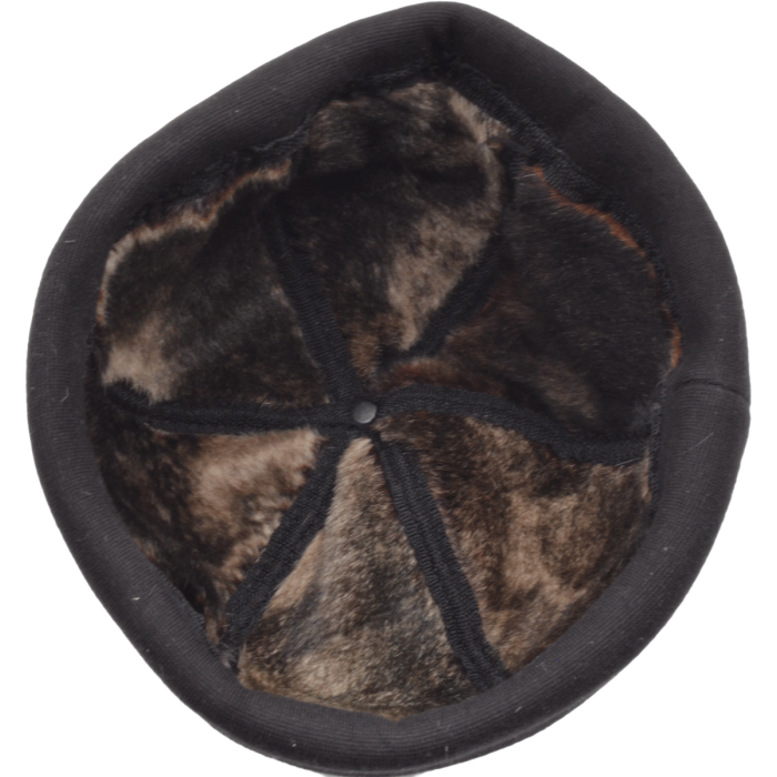 Real Leather Round Bork Hat