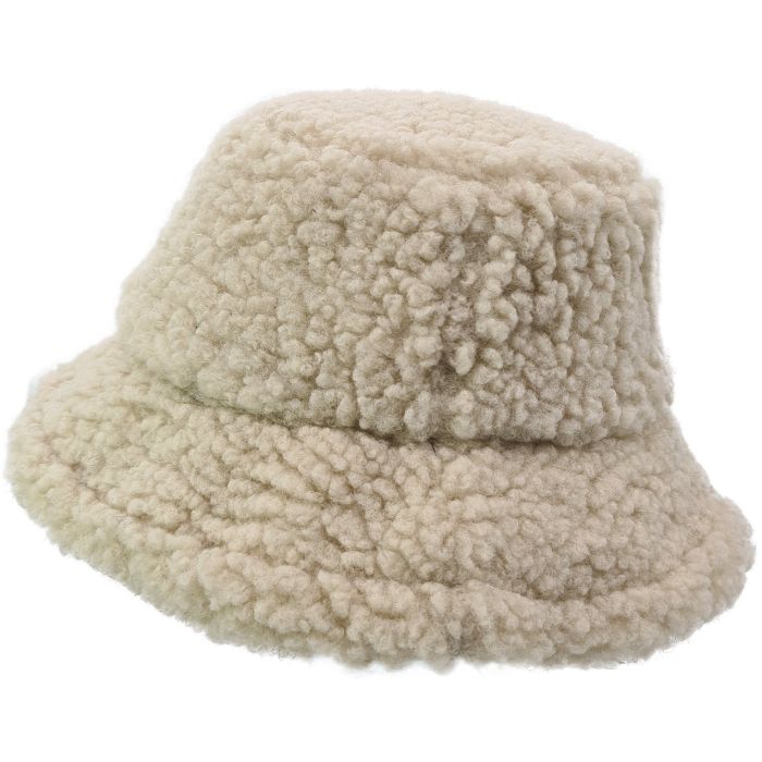 Reversible Fur Bucket Hat