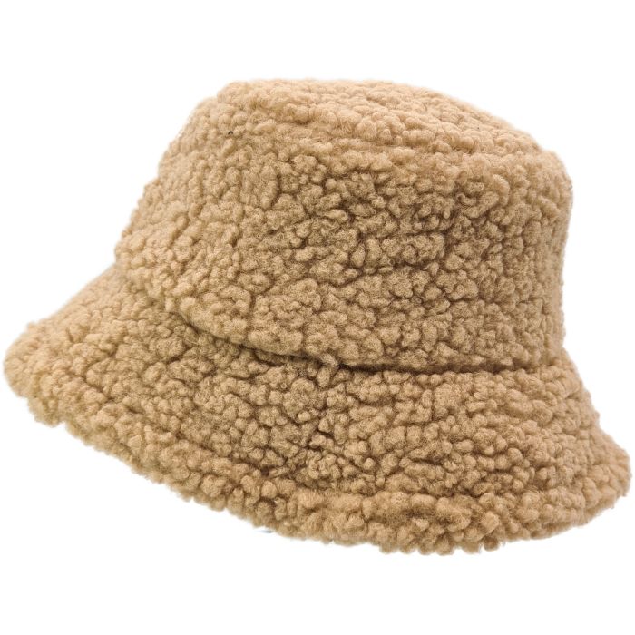 Reversible Fur Bucket Hat