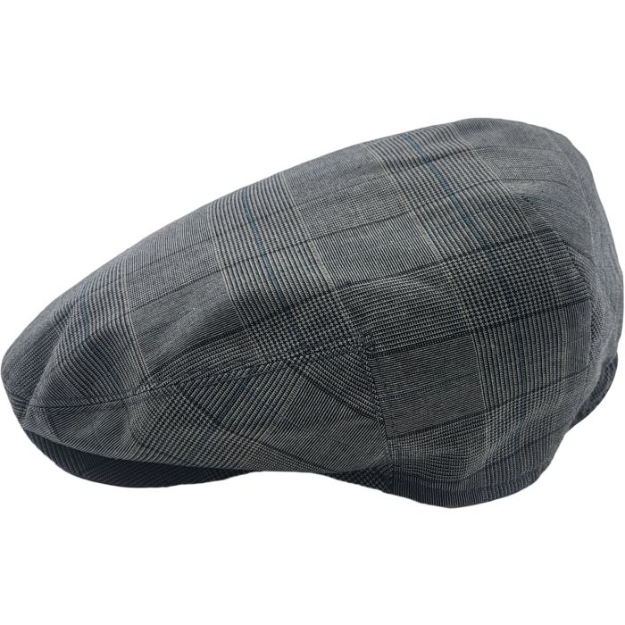 Mens Casual Outdoor Checked Flat Cap