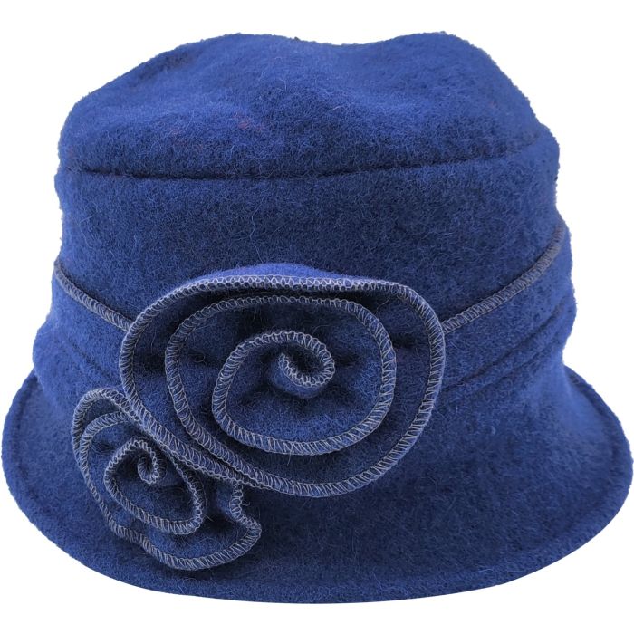 Women's Wool Vintage Cloche Hat