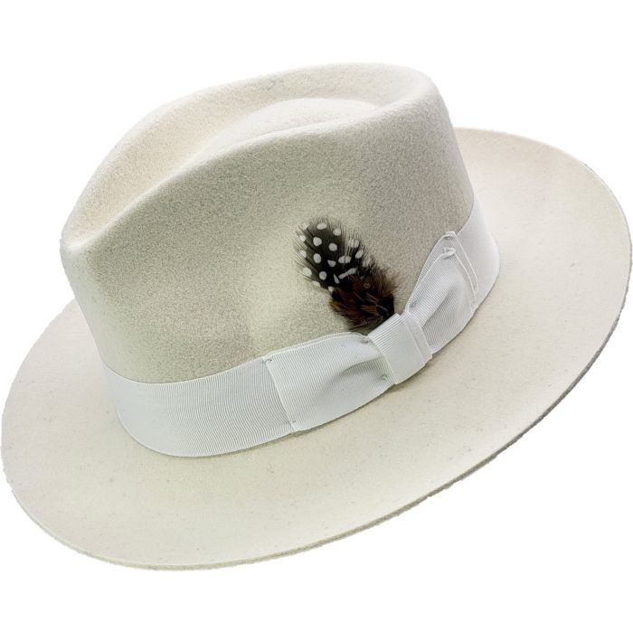 Classic Stiff Brim Fedora Hat