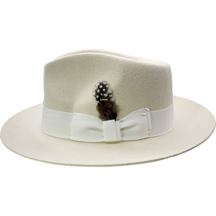 Classic Stiff Brim Fedora Hat
