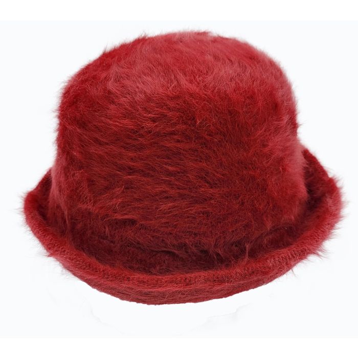 Plain Faux Fur Bucket Hats