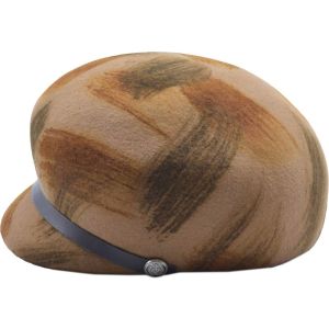 Womens Wool Vintage Peaked Cloche Hat