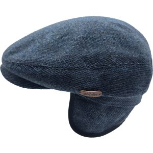 Plain Color Flat Cap with Ear Flaps