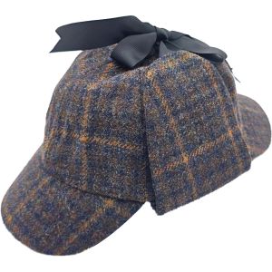 Sherlock Holmes Deerstalker Houndstooth Hat