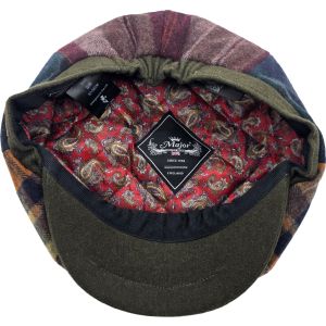Patchwork Multi-Colour Newsboy Cap