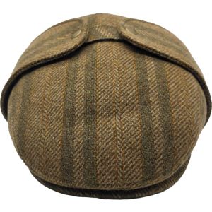 Wool Blend Convertible Flat Cap