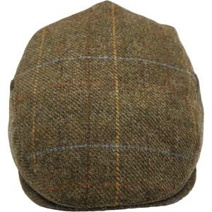 Check Tweed Flat Cap