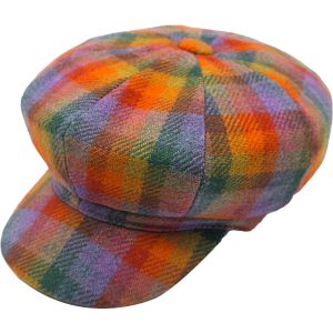 Women’s 100% Wool Tweed Newsboy Cap