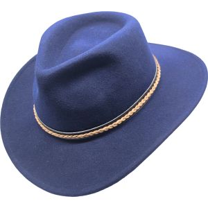 Classic Wool Felt Fedora Hat