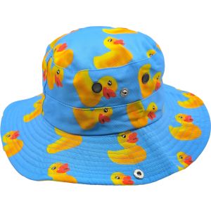 Duck Print Boonie Bucket Sun Hat – Packable