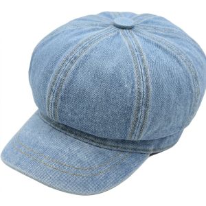 Women’s Denim Summer Newsboy Cap