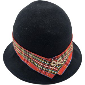 Women’s Vintage Wool Cloche Hat