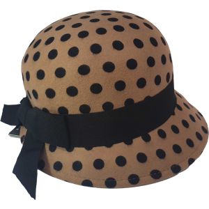 Womens Wool Vintage Cloche Hat