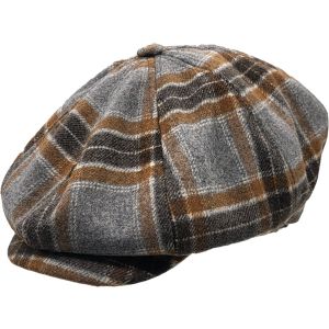 Checked Newsboy Caps