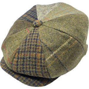 Patchwork Eight Panel Newsboy Cap