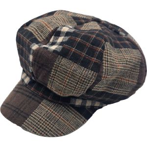 Women’s Patchwork Newsboy Cap