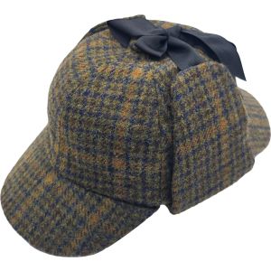 Sherlock Holmes Deerstalker Houndstooth Hat
