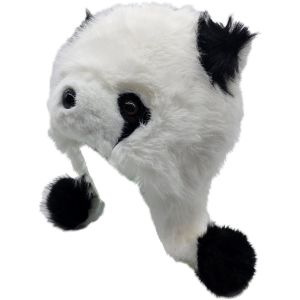 Winter Cute Soft Panda Fluffy Trapper Hat
