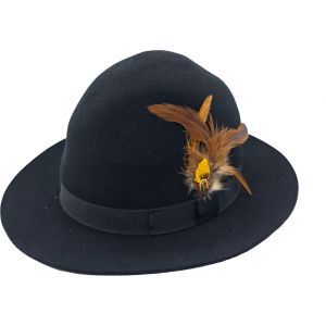 Women’s 100% Wool Round Cloche Hat