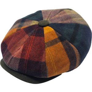 Patchwork Multi-Colour Newsboy Cap