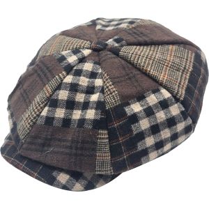 Patchwork Newsboy Cap