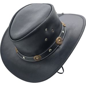 Genuine Leather Cow boy Hat