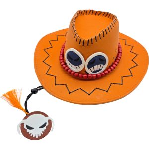 Anime Ace Orange Cowboy Hat