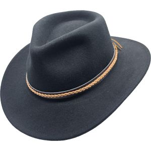 Classic Wool Felt Fedora Hat