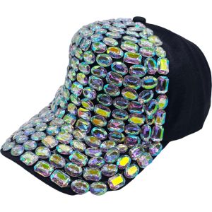 Rhinestone Snapback Baseball Cap